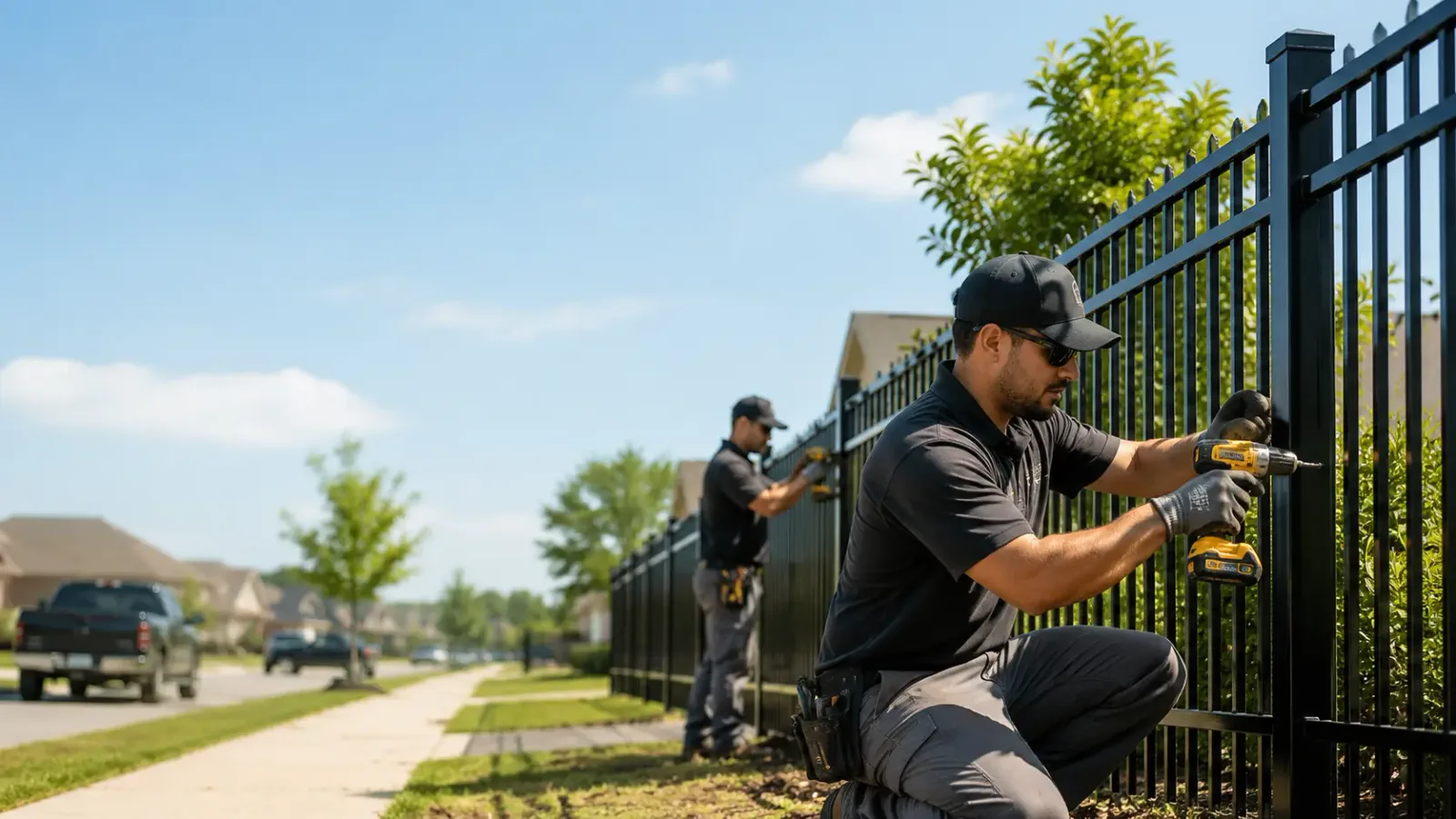 Metal Fence Installation in Brighton, MI